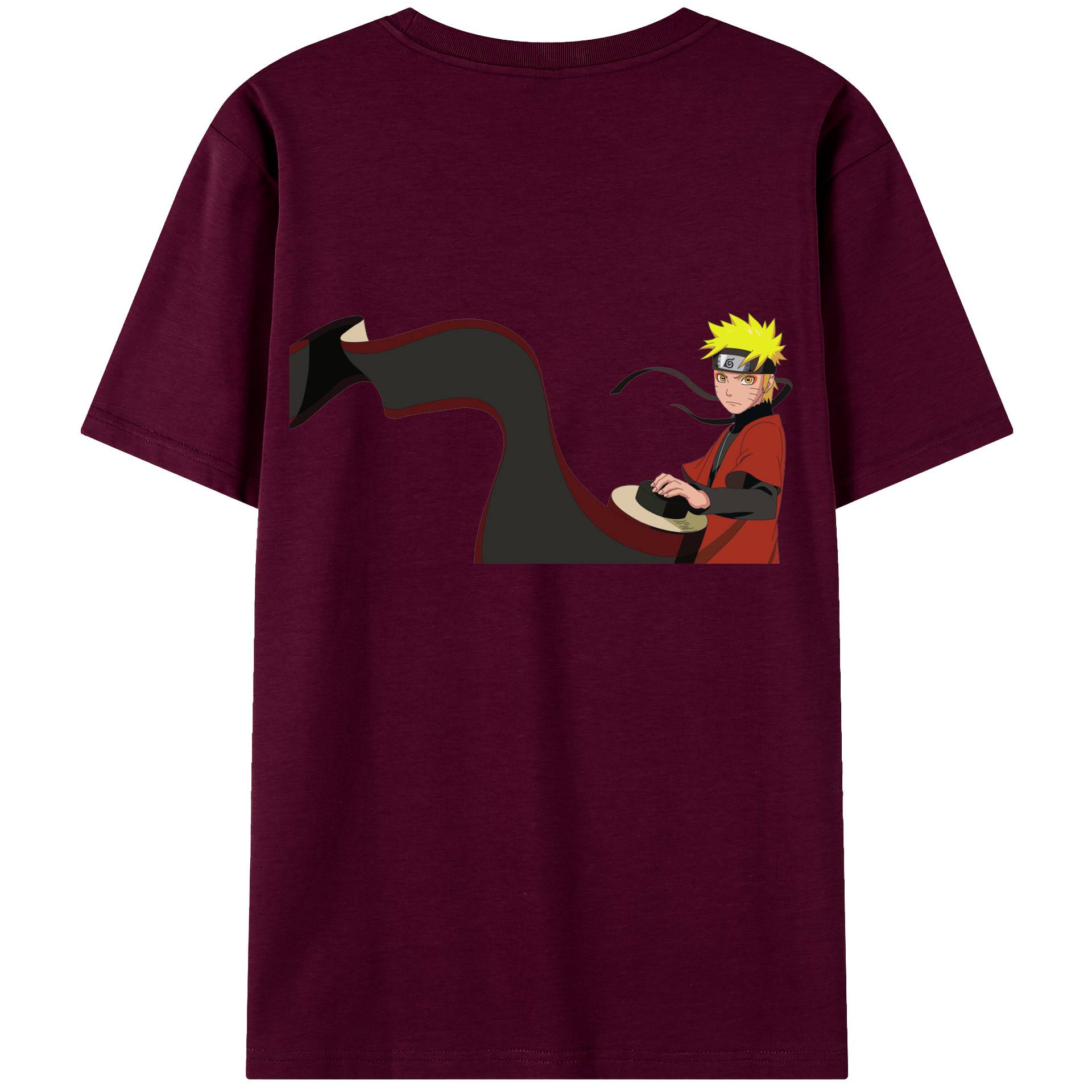 （画像用） NARUTO -ナルト- うずまき ナルト Uzumaki Naruto レディース半袖Tシャツ(バックプリント)